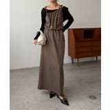 【CAPRICIEUX LE'MAGE】アシメ2WAYキャミワンピ | PAL GROUP OUTLET | 詳細画像4 