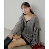 CGRY | 【Chico】袖リボンルーズリブCD | PAL GROUP OUTLET