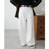 【Discoat】撥水加工ホワイトデニムパンツ | PAL GROUP OUTLET | 詳細画像4 