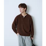 【Kastane】BRUSHED YARN KNIT POLO SHIRT | PAL GROUP OUTLET | 詳細画像1 