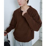 【Kastane】BRUSHED YARN KNIT POLO SHIRT | PAL GROUP OUTLET | 詳細画像3 