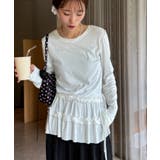 WHITEFRILL | 裾フリル・バルーンアソートロンTEE | PAL GROUP OUTLET