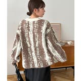 【Discoat】ジャガードオーバーカーディガン | PAL GROUP OUTLET | 詳細画像5 