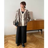 【Discoat】ジャガードオーバーカーディガン | PAL GROUP OUTLET | 詳細画像7 