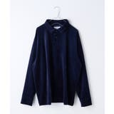 【Kastane】VELOUR POLO SHIRT | PAL GROUP OUTLET | 詳細画像11 