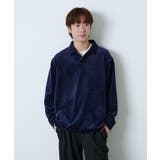 【Kastane】VELOUR POLO SHIRT | PAL GROUP OUTLET | 詳細画像3 