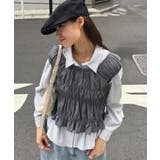 【CIAOPANIC TYPY】【TERIO韓国企画】シャーリングビスチェ付… | PAL GROUP OUTLET | 詳細画像2 