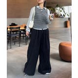 ボーダータンクレイヤード襟付きシアーカットシャツ | PAL GROUP OUTLET | 詳細画像22