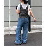 ボーダータンクレイヤード襟付きシアーカットシャツ | PAL GROUP OUTLET | 詳細画像28