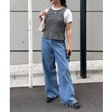 ボーダータンクレイヤード襟付きシアーカットシャツ | PAL GROUP OUTLET | 詳細画像29