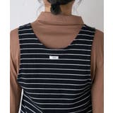 ボーダータンクレイヤード襟付きシアーカットシャツ | PAL GROUP OUTLET | 詳細画像39