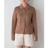 ボーダータンクレイヤード襟付きシアーカットシャツ | PAL GROUP OUTLET | 詳細画像44