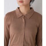 ボーダータンクレイヤード襟付きシアーカットシャツ | PAL GROUP OUTLET | 詳細画像47