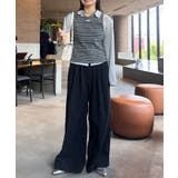 ボーダータンクレイヤード襟付きシアーカットシャツ | PAL GROUP OUTLET | 詳細画像21