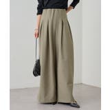 【Omekashi】ダブルタックイージーパンツ | PAL GROUP OUTLET | 詳細画像3 