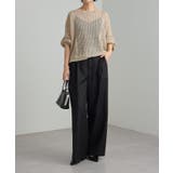 【Omekashi】メッシュワイドニットプルオーバー | PAL GROUP OUTLET | 詳細画像22 