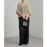 【Omekashi】メッシュワイドニットプルオーバー | PAL GROUP OUTLET | 詳細画像23 