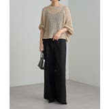 【Omekashi】メッシュワイドニットプルオーバー | PAL GROUP OUTLET | 詳細画像24 