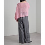 【Omekashi】メッシュワイドニットプルオーバー | PAL GROUP OUTLET | 詳細画像37 