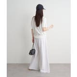 【Omekashi】ボートネックドレープ半袖Ｔ | PAL GROUP OUTLET | 詳細画像15 