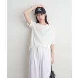 【Omekashi】ボートネックドレープ半袖Ｔ | PAL GROUP OUTLET | 詳細画像6 