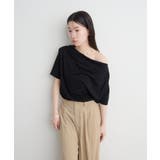 【Omekashi】ボートネックドレープ半袖Ｔ | PAL GROUP OUTLET | 詳細画像28 