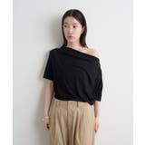 【Omekashi】ボートネックドレープ半袖Ｔ | PAL GROUP OUTLET | 詳細画像29 