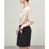 【Omekashi】ボートネックドレープ半袖Ｔ | PAL GROUP OUTLET | 詳細画像40 