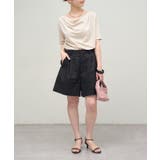 【Omekashi】ボートネックドレープ半袖Ｔ | PAL GROUP OUTLET | 詳細画像43 