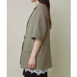 【Omekashi】シアーメッシュ5分袖ジャケット | PAL GROUP OUTLET | 詳細画像32 