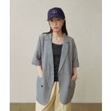 【Omekashi】シアーメッシュ5分袖ジャケット | PAL GROUP OUTLET | 詳細画像39 