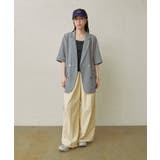 【Omekashi】シアーメッシュ5分袖ジャケット | PAL GROUP OUTLET | 詳細画像46 