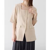 【Omekashi】スクエアハーフスリーブジャケット | PAL GROUP OUTLET | 詳細画像3 