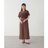 【Omekashi】半袖チュールワンピース | PAL GROUP OUTLET | 詳細画像17 