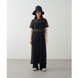 【Omekashi】半袖チュールワンピース | PAL GROUP OUTLET | 詳細画像46 
