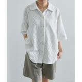 【ear PAPILLONNER】アーガイルレースシャツ【SUM1 STYLE】 | PAL GROUP OUTLET | 詳細画像8 