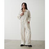 【earthy_】ナイロンジャンプスーツ | PAL GROUP OUTLET | 詳細画像2