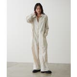 【earthy_】ナイロンジャンプスーツ | PAL GROUP OUTLET | 詳細画像3