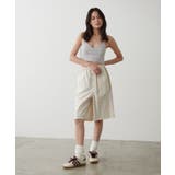 【earthy_】オーガニックコットンカップ付きクロップドVキャミソール | PAL GROUP OUTLET | 詳細画像25