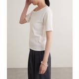 【earthy_】ワンショルリブTEE | PAL GROUP OUTLET | 詳細画像17 