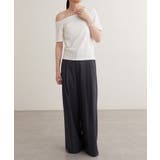 【earthy_】ワンショルリブTEE | PAL GROUP OUTLET | 詳細画像1 