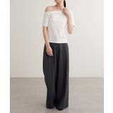 【earthy_】ワンショルリブTEE | PAL GROUP OUTLET | 詳細画像4 