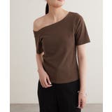 【earthy_】ワンショルリブTEE | PAL GROUP OUTLET | 詳細画像38 