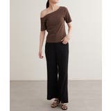 【earthy_】ワンショルリブTEE | PAL GROUP OUTLET | 詳細画像33 