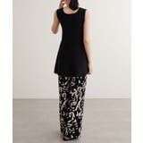 【earthy_】エコリッチフレアニットタンクトップ | PAL GROUP OUTLET | 詳細画像6 