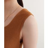 【earthy_】エコリッチフレアニットタンクトップ | PAL GROUP OUTLET | 詳細画像33 