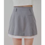 【Chico】レイヤードデザインプリーツミニSK | PAL GROUP OUTLET | 詳細画像26 