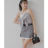 【Chico】レイヤードデザインプリーツミニSK | PAL GROUP OUTLET | 詳細画像6 