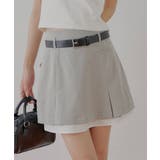 BEI | 【Chico】レイヤードデザインプリーツミニSK | PAL GROUP OUTLET