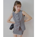 GRY | 【Chico】ボートネックスーツノースリベスト | PAL GROUP OUTLET